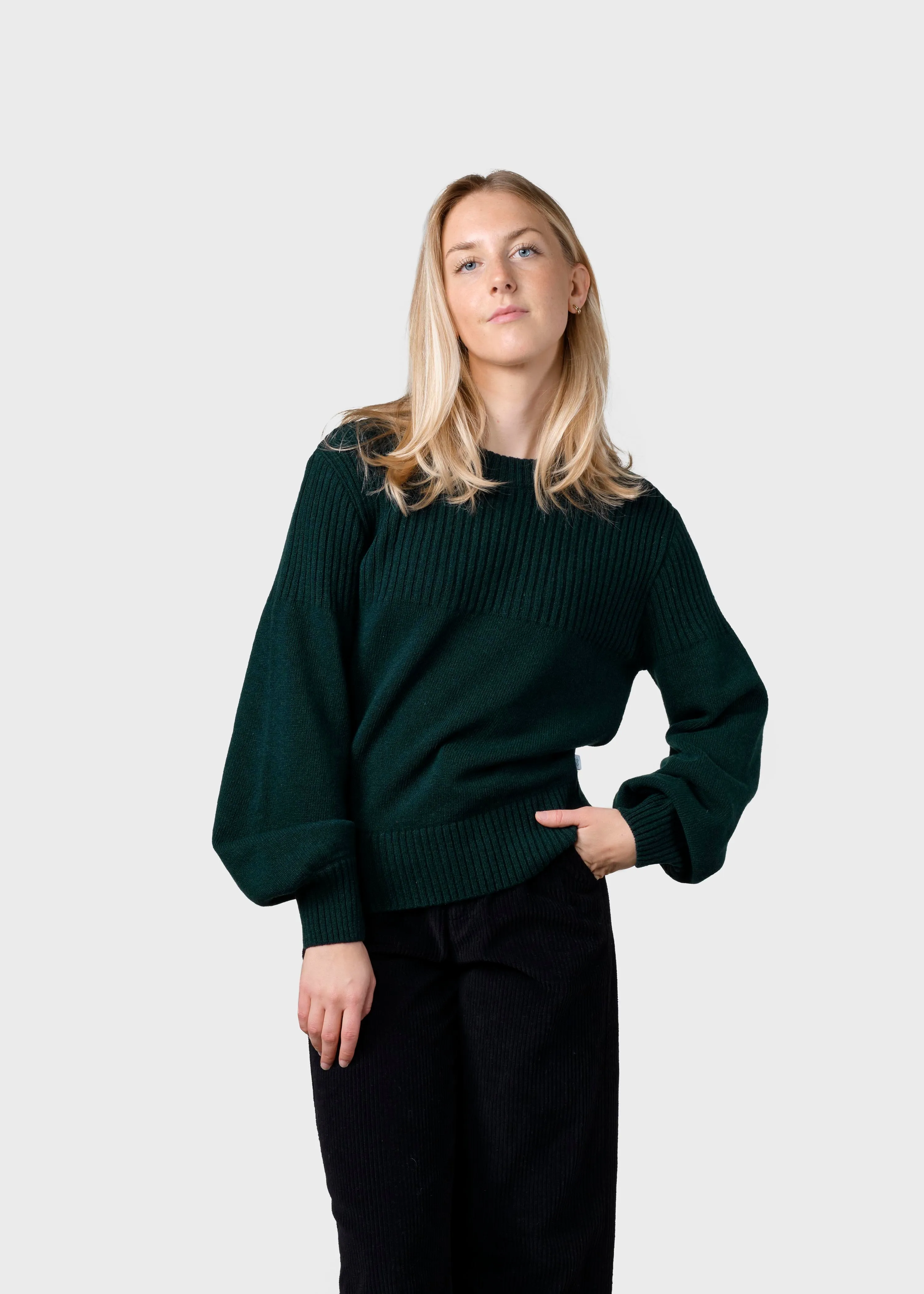 Rachel knit  - Moss Green