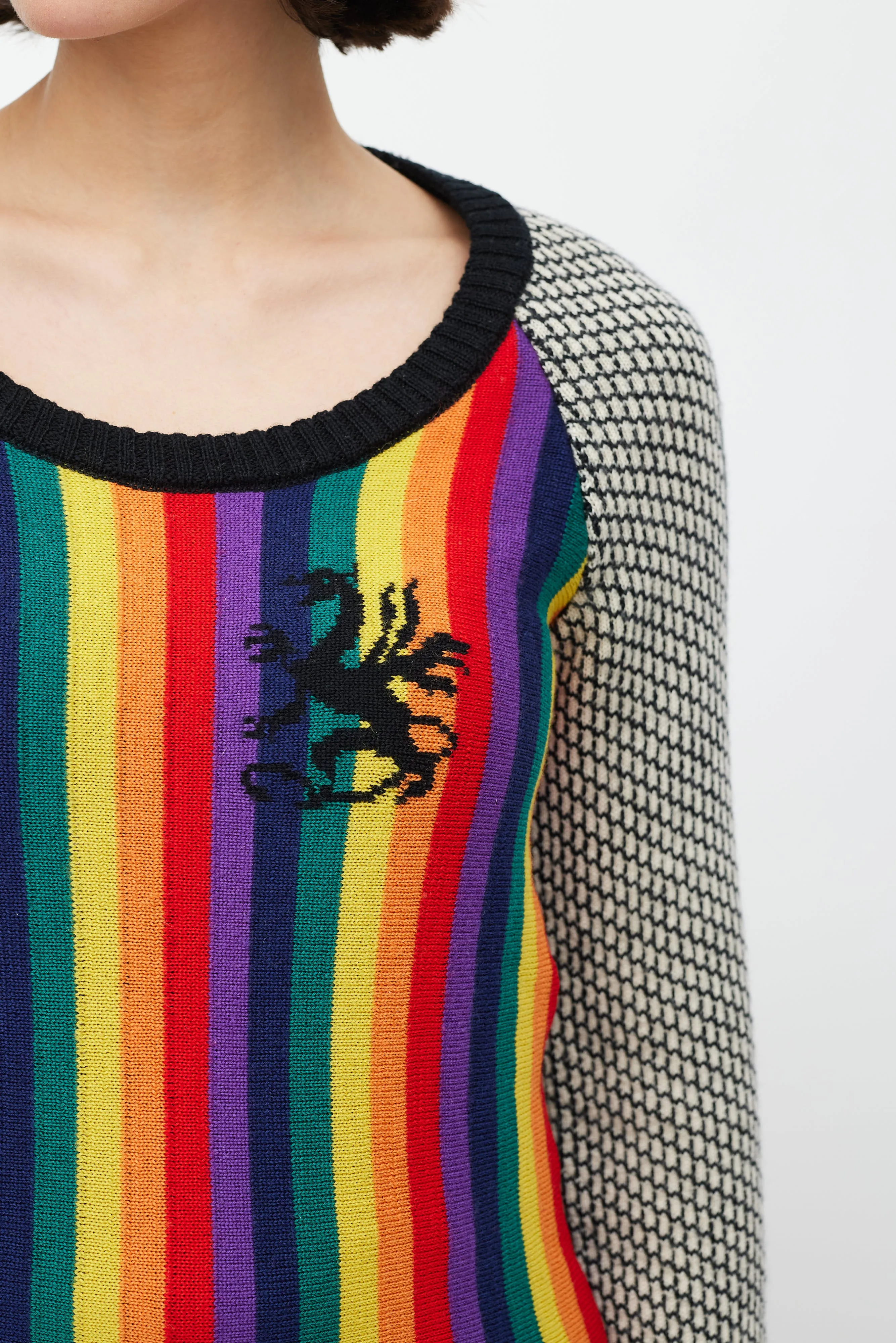 Rainbow Wool Sweater