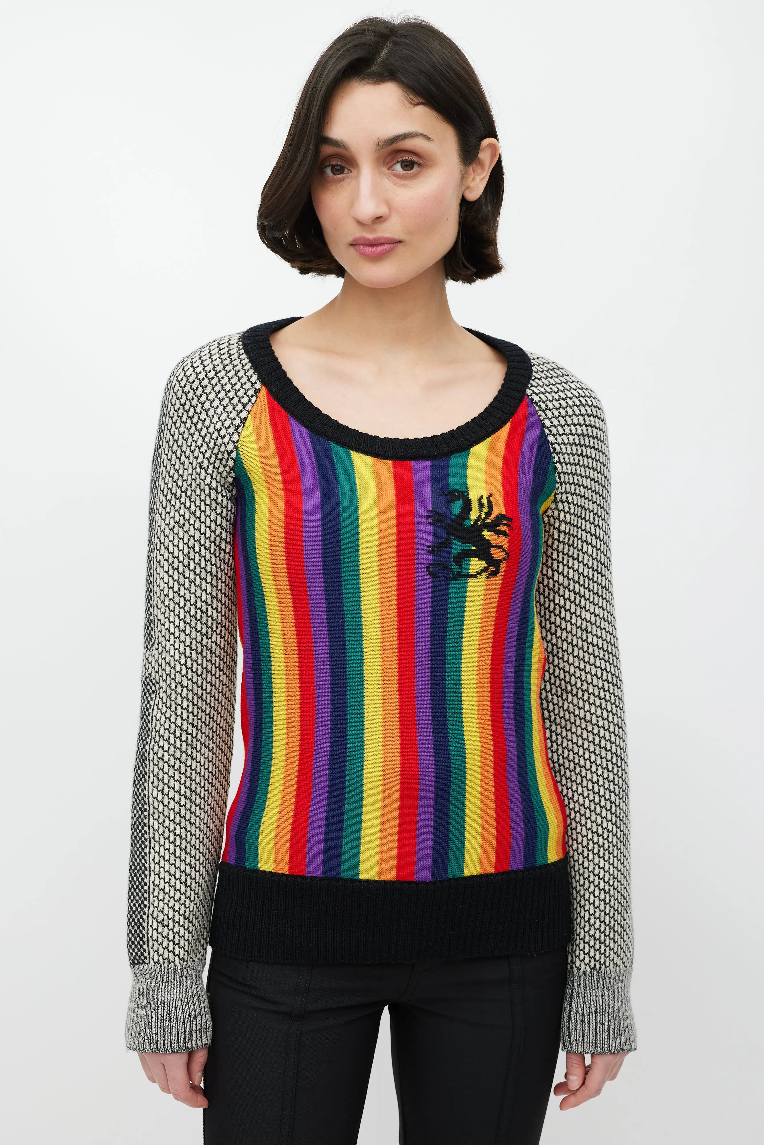Rainbow Wool Sweater