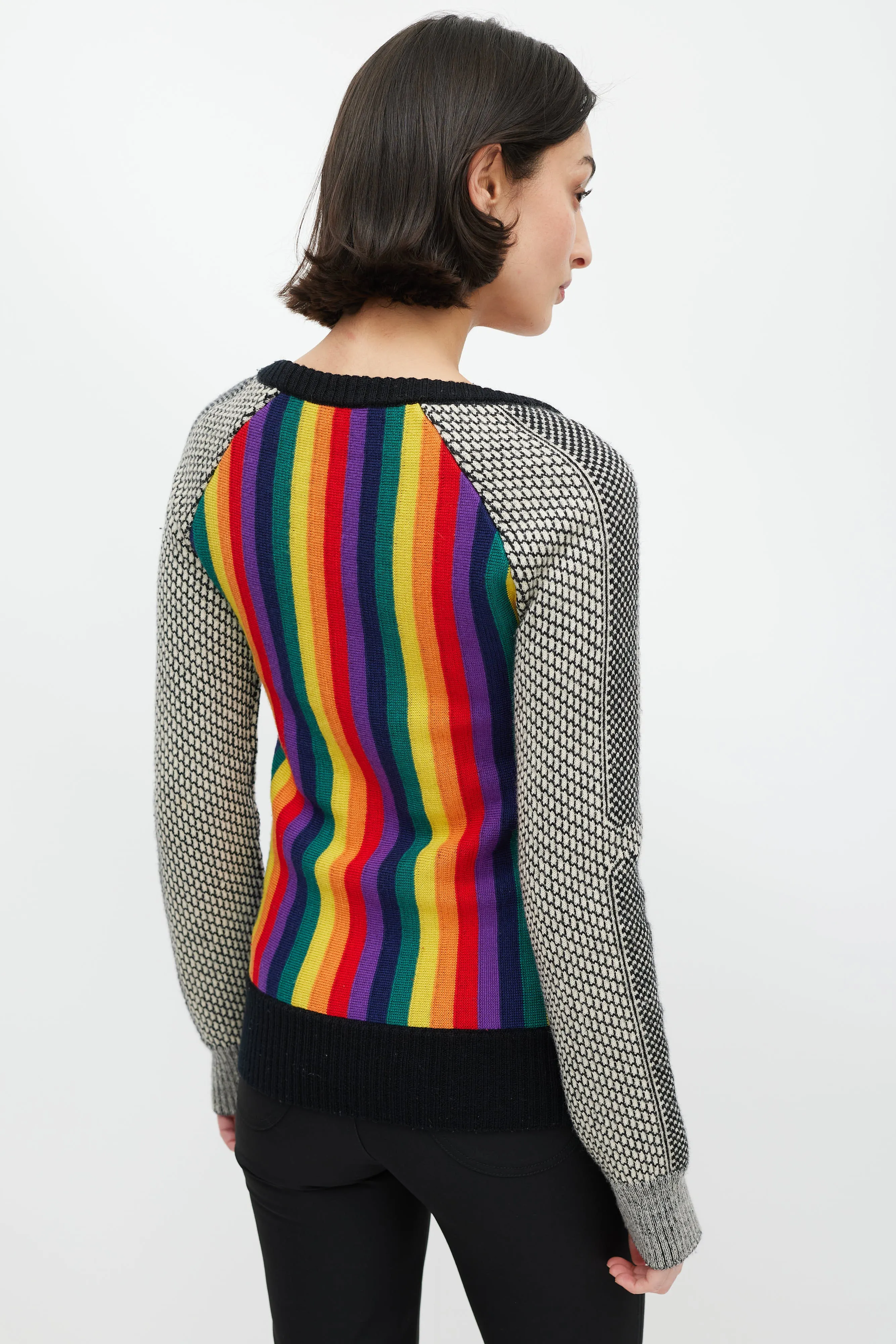 Rainbow Wool Sweater