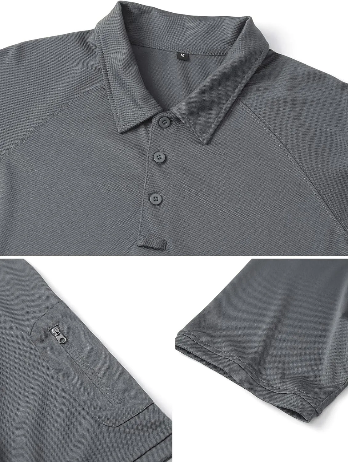 ReFire Gear Mens Lightweight Tactical Polo Shirts Military Outdoor Hiking Sport Golf Short Sleeve T Shirt