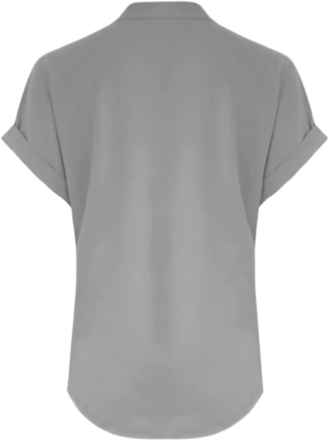 Summer Linen Tops for Women Trendy 2025 Dressy Short Sleeve V Neck Button Down Shirts Loose Tunic Shirt Blouses