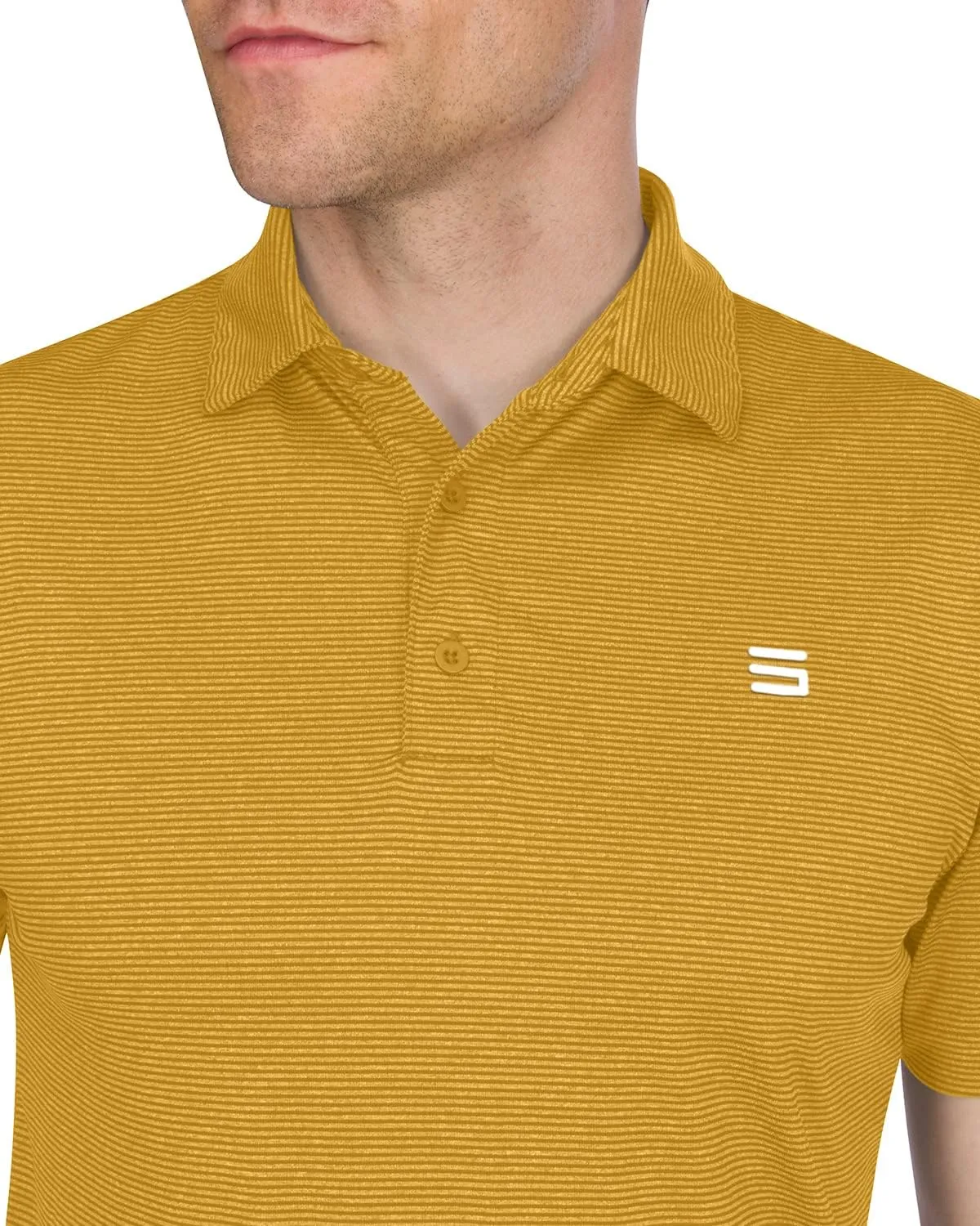 Three Sixty Six Golf Shirts for Men - Mens Quick Dry Polo Shirt - 4-Way Stretch & UPF 50