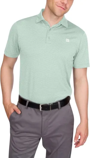 Three Sixty Six Golf Shirts for Men - Mens Quick Dry Polo Shirt - 4-Way Stretch & UPF 50