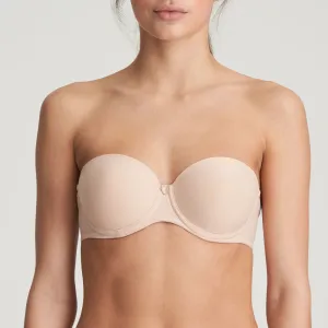 Tom Strapless Padded Bra - Caff Latte