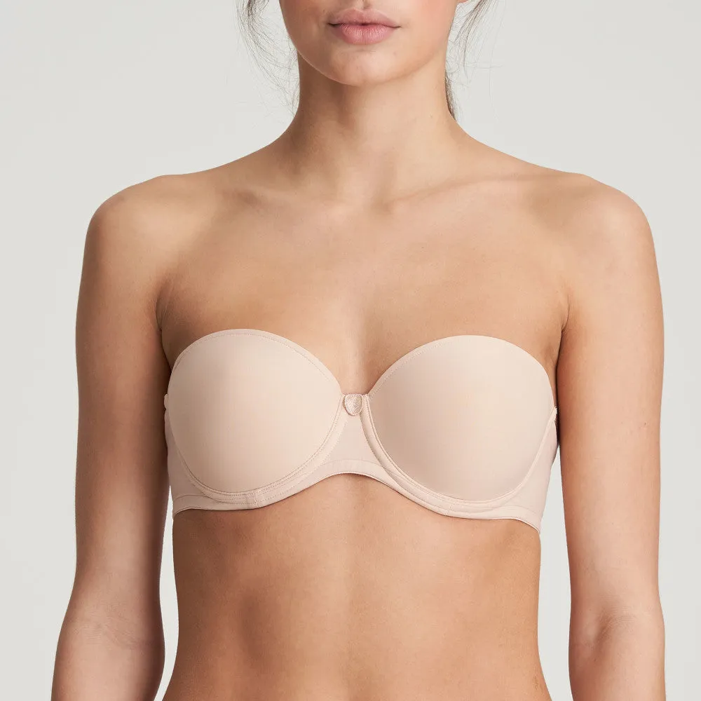 Tom Strapless Padded Bra - Caff Latte