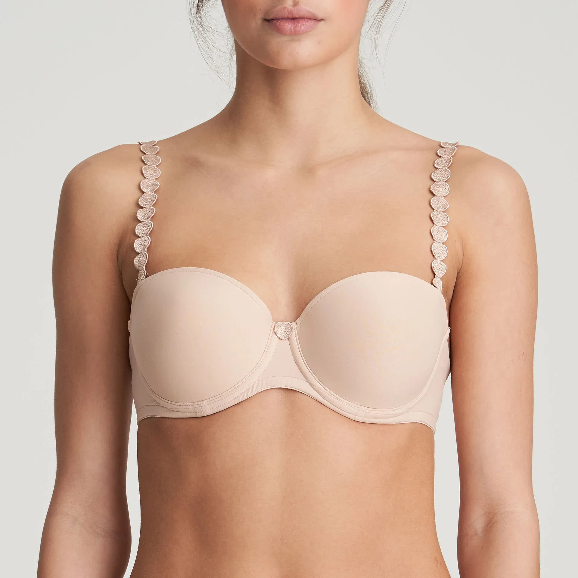 Tom Strapless Padded Bra - Caff Latte