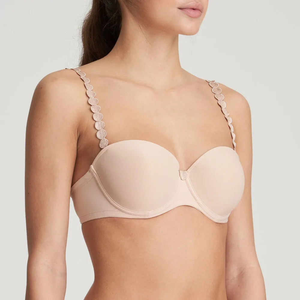 Tom Strapless Padded Bra - Caff Latte