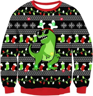 TUONROAD 6-16T Boys Girls Ugly Christmas Sweatshirt Kids Fleece Xmas Sweater Pullover Shirts for Teens