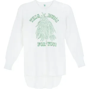 VINTAGE THIS BUDS FOR YOU THERMAL LONG SLEEVE TEE