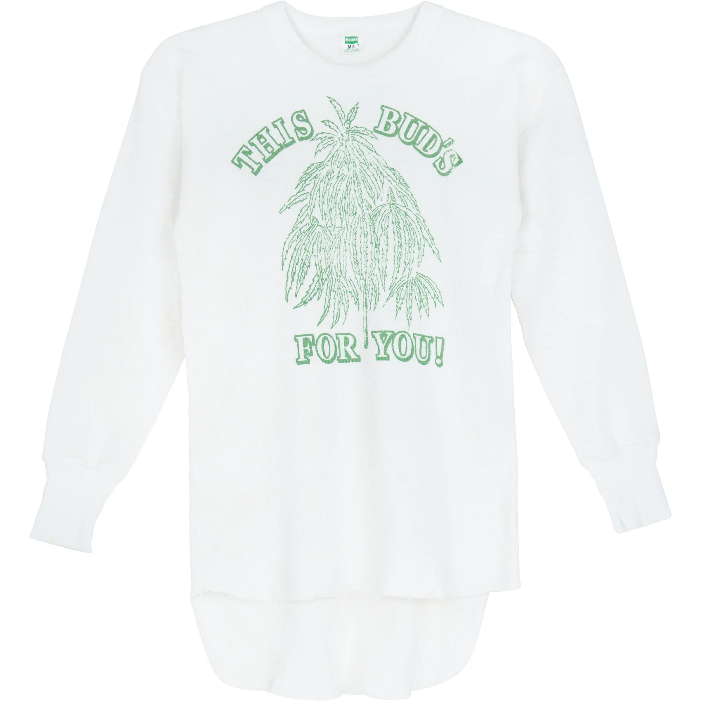 VINTAGE THIS BUDS FOR YOU THERMAL LONG SLEEVE TEE