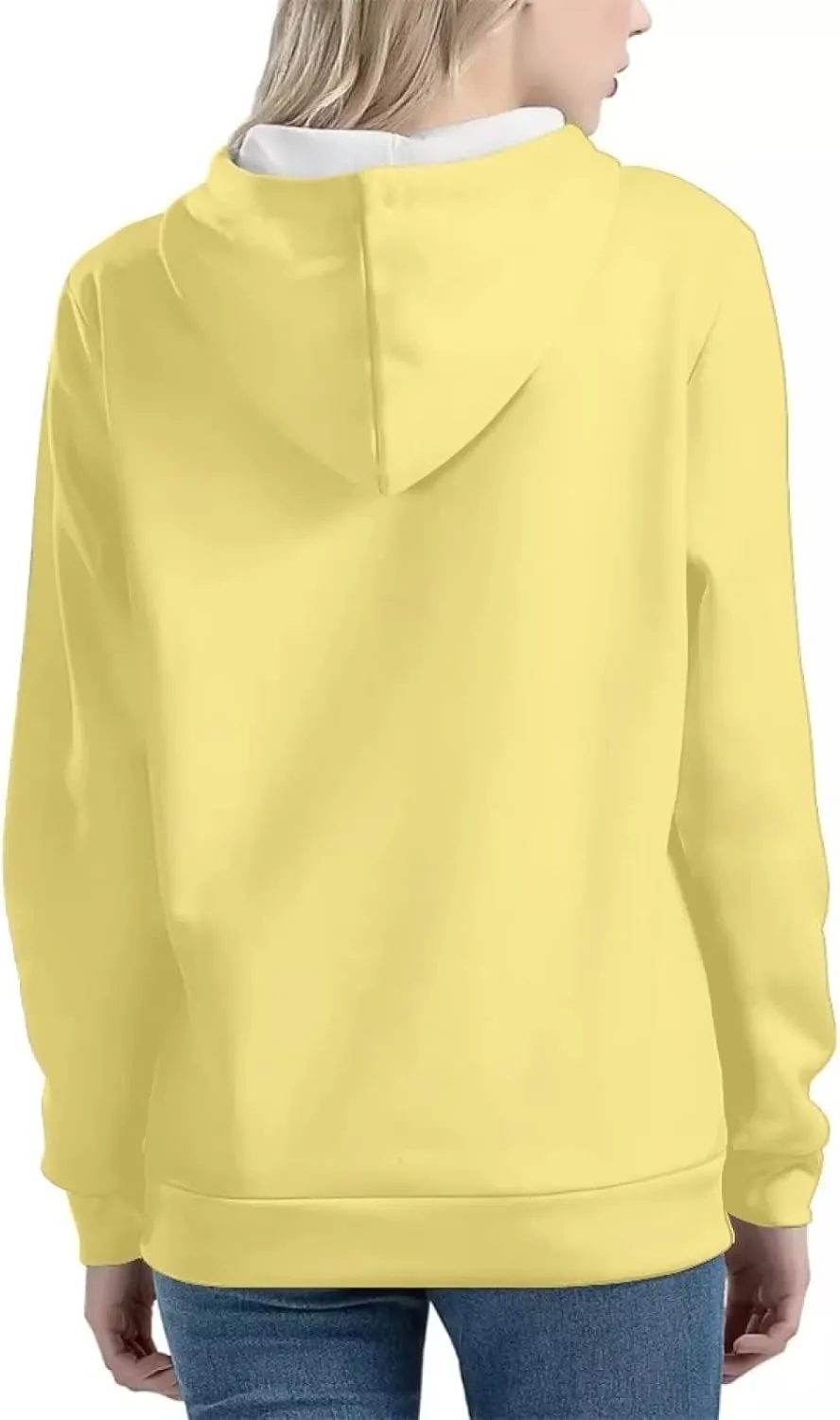 WELLFLYHOM Drawstring Hoodies Cute Long Sleeve Fashion Sweatshirts for Women Teen Girls Hooeded Pullover Size XS-4XL