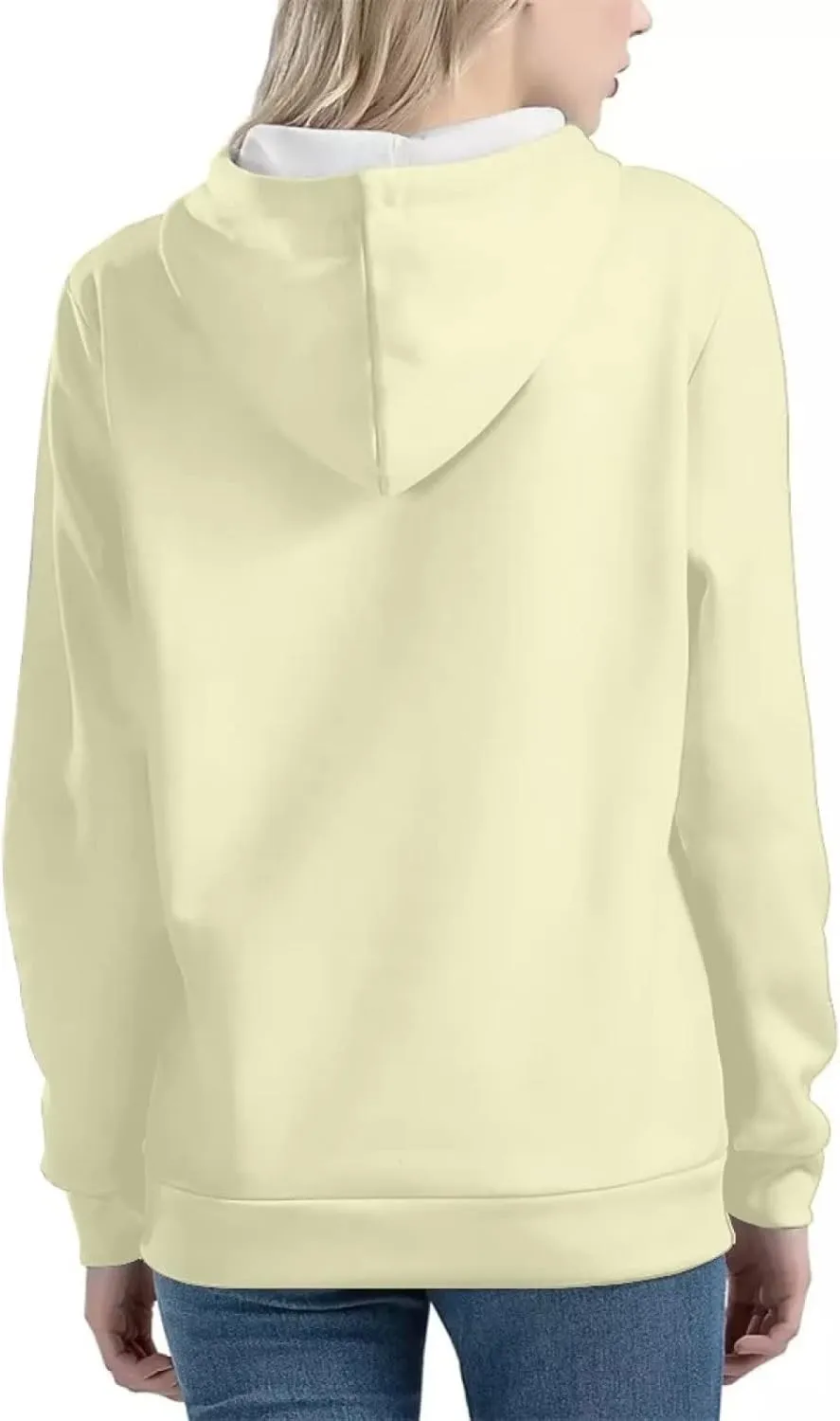 WELLFLYHOM Drawstring Hoodies Cute Long Sleeve Fashion Sweatshirts for Women Teen Girls Hooeded Pullover Size XS-4XL
