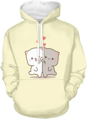 WELLFLYHOM Drawstring Hoodies Cute Long Sleeve Fashion Sweatshirts for Women Teen Girls Hooeded Pullover Size XS-4XL