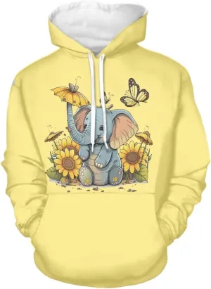 WELLFLYHOM Drawstring Hoodies Cute Long Sleeve Fashion Sweatshirts for Women Teen Girls Hooeded Pullover Size XS-4XL