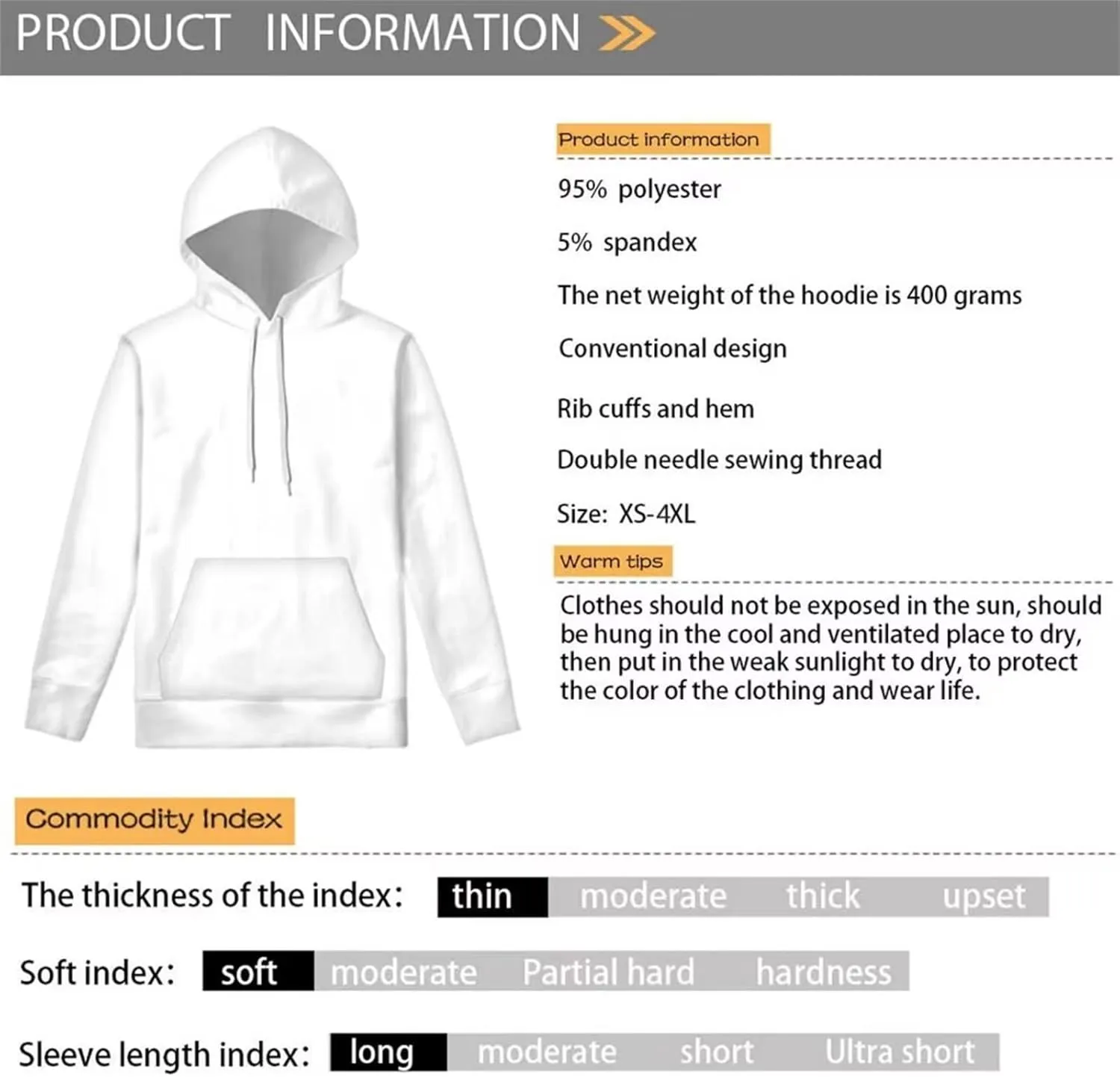 WELLFLYHOM Drawstring Hoodies Cute Long Sleeve Fashion Sweatshirts for Women Teen Girls Hooeded Pullover Size XS-4XL