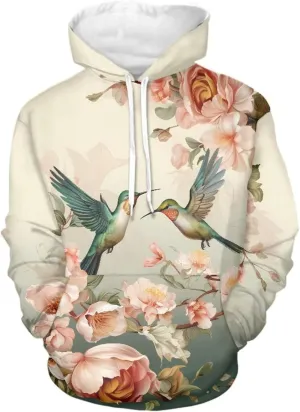WELLFLYHOM Womens College Sweatshirts and Hoodies with Pocket Long Sleeve Pullover Jumper