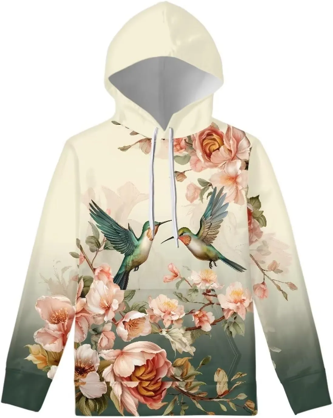 WELLFLYHOM Womens College Sweatshirts and Hoodies with Pocket Long Sleeve Pullover Jumper