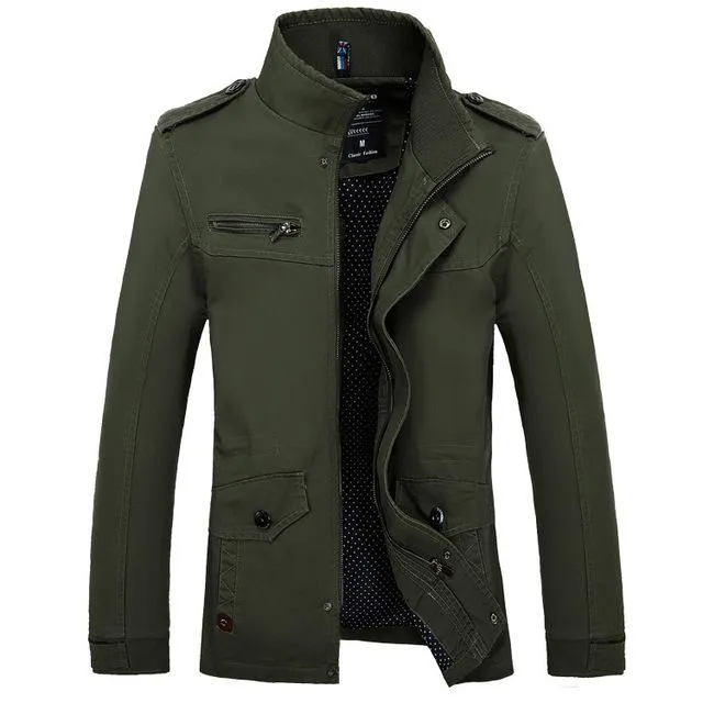 West Louis Warm Cotton-Padded Jacket