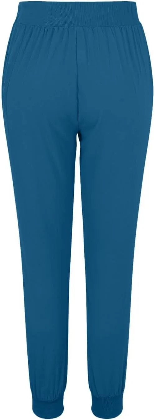 Wide Leg Linen Pants for Women High Waist Casual Loose Fit Summer Lightweight Jogger Palazzo Trouser with Pockets