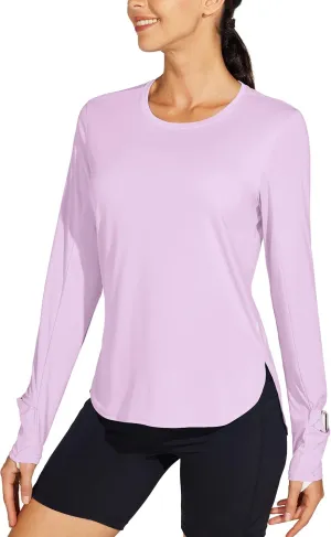 Willit Women's Sun Shirts UPF 50  SPF Long Sleeve Hiking Lightweight Quick Dry UV Protection Outdoor