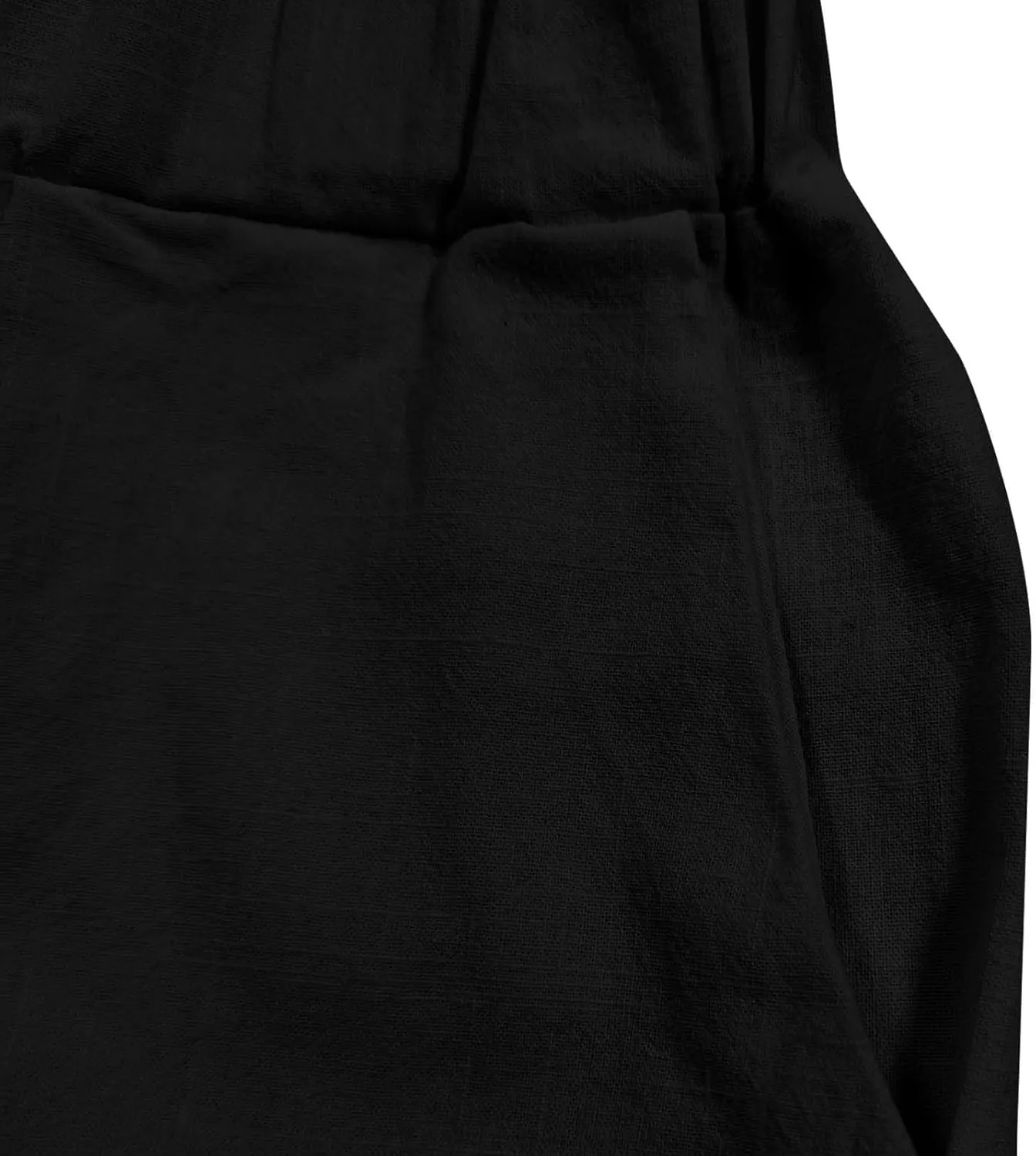 Women Capri Pants Casual Drawstring Elastic High Waist Baggy Wide Leg Cropped Pants Trousers for Ladies Summer Slacks