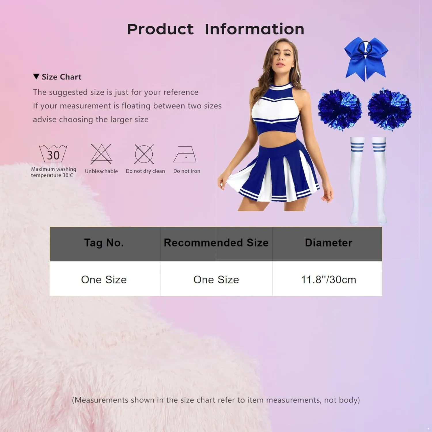 Women's 5Pcs Cheerleading Team Uniform Costume Sleeveless Crop Tops with Pleated Skirt Set