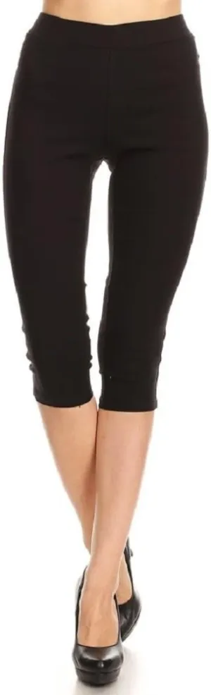 Women's Jeggings & Capris High Waist Pull-On Jean Style Stretch Skinny Capri Pants