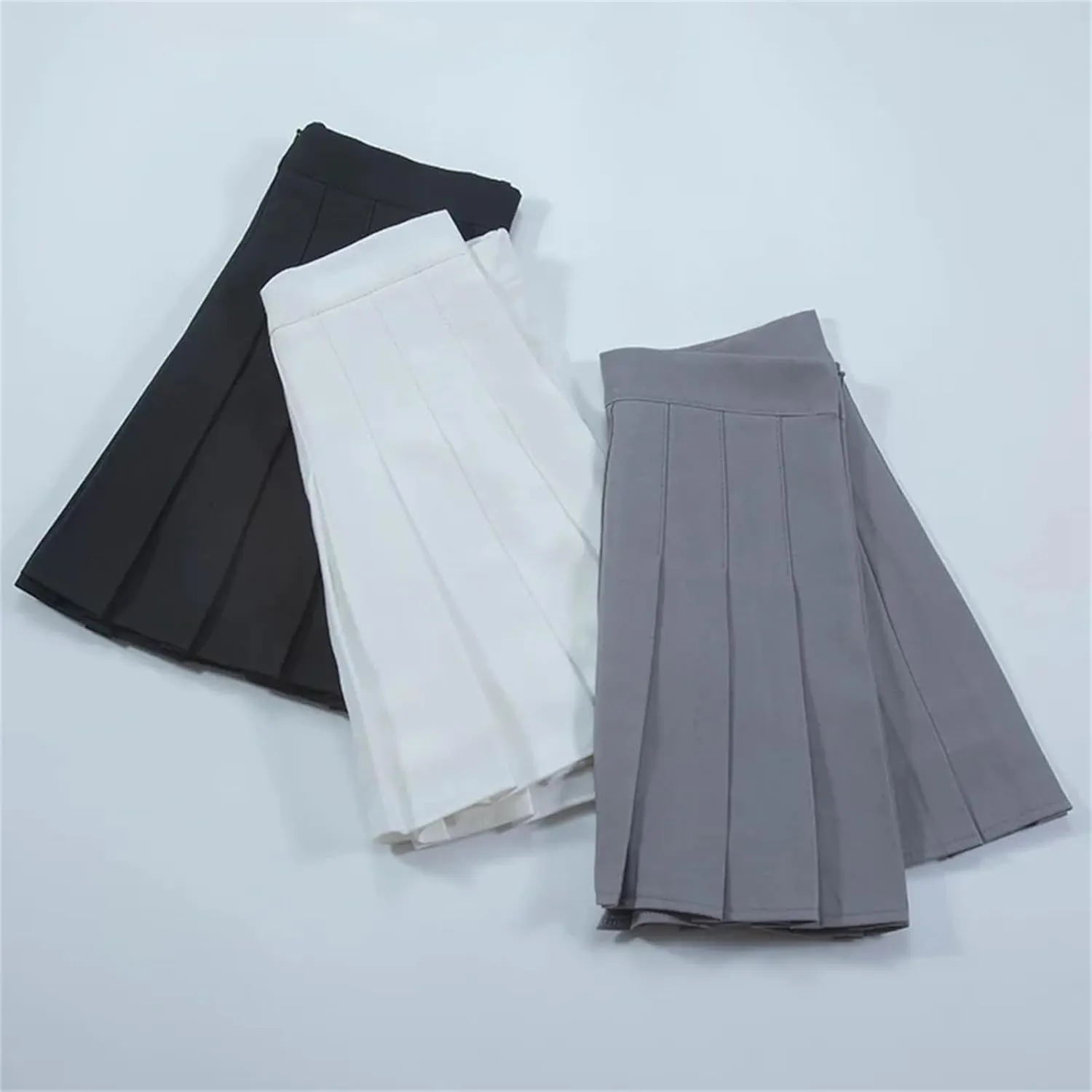 Women's Pleated Mini Skirt with Shorts  High Waist A-Line Tennis Skirt Summer Sport Casual Clothing
