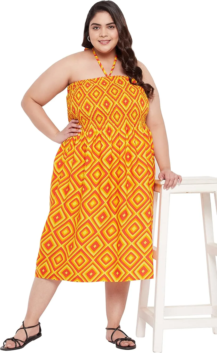 Women's Summer Casual Dress Comfy Tube Dresses Sundresses Beach Dress Tops for Girls