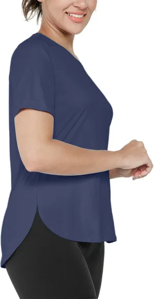 Women's Sun Protection Shirts UV SPF UPF 50  Short Sleeve Workout Tops Hiking Running Quick Dry