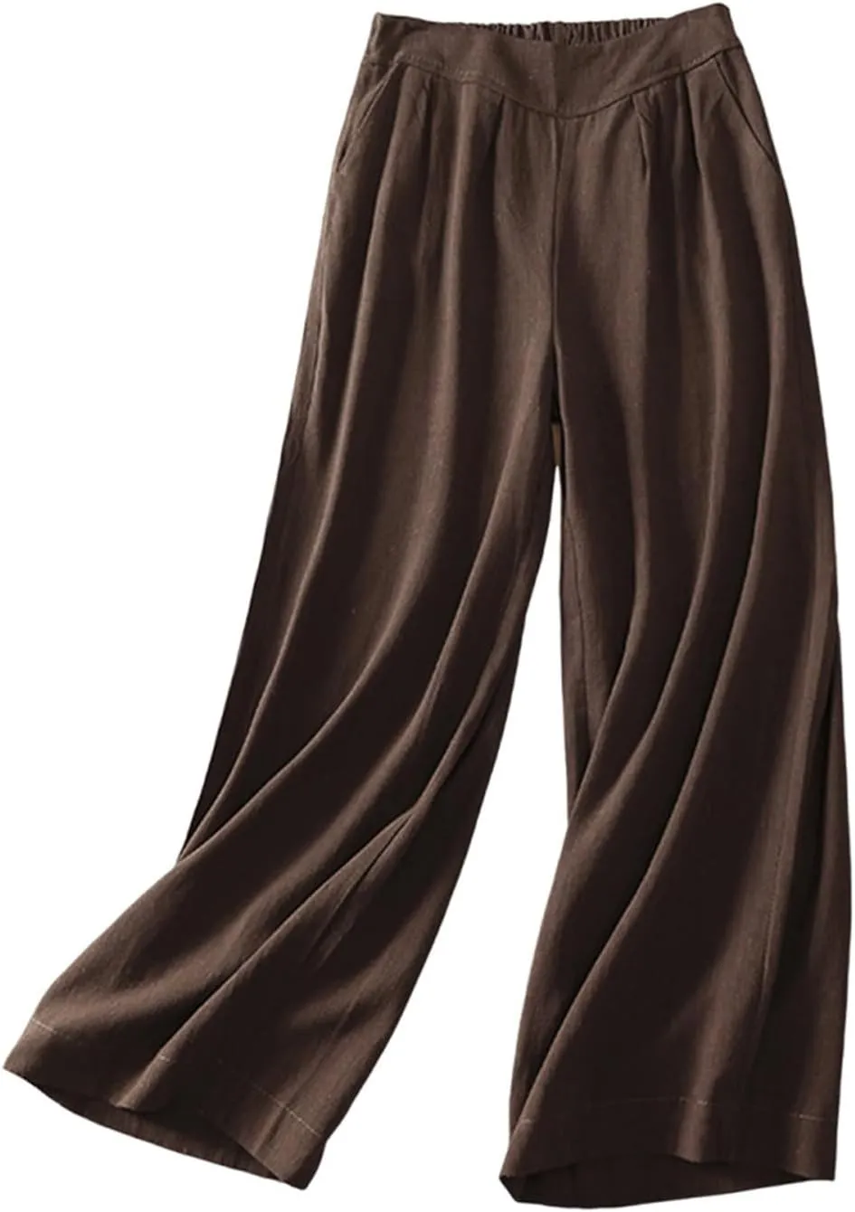 Women's Wide Leg Pants with Pockets High Waist Loose Casual Trousers Business Casual Pants Elegant Vacation Pants