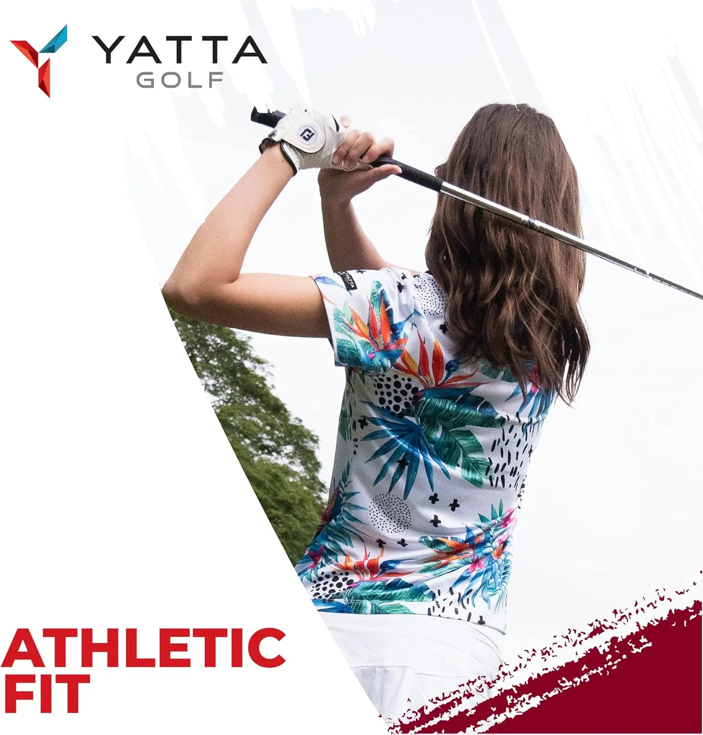 YATTA GOLF Premium Golf Polo Shirts for Women - Lightweight, Quick Dry, Wrinkle Resistant & Moisture Wicking Polo