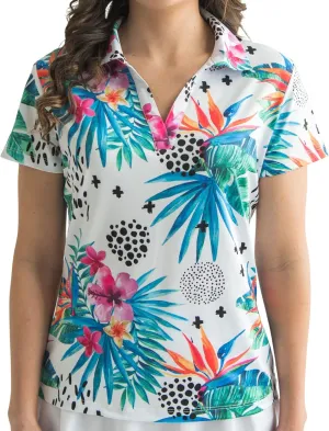 YATTA GOLF Premium Golf Polo Shirts for Women - Lightweight, Quick Dry, Wrinkle Resistant & Moisture Wicking Polo