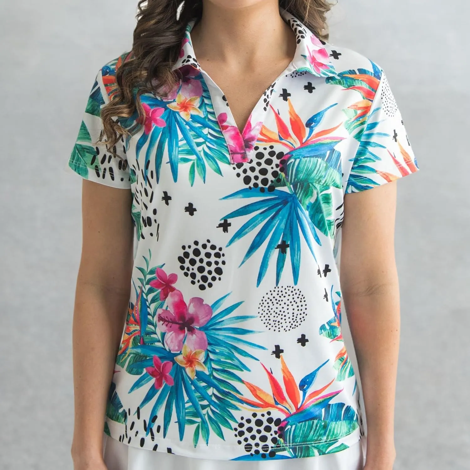 YATTA GOLF Premium Golf Polo Shirts for Women - Lightweight, Quick Dry, Wrinkle Resistant & Moisture Wicking Polo