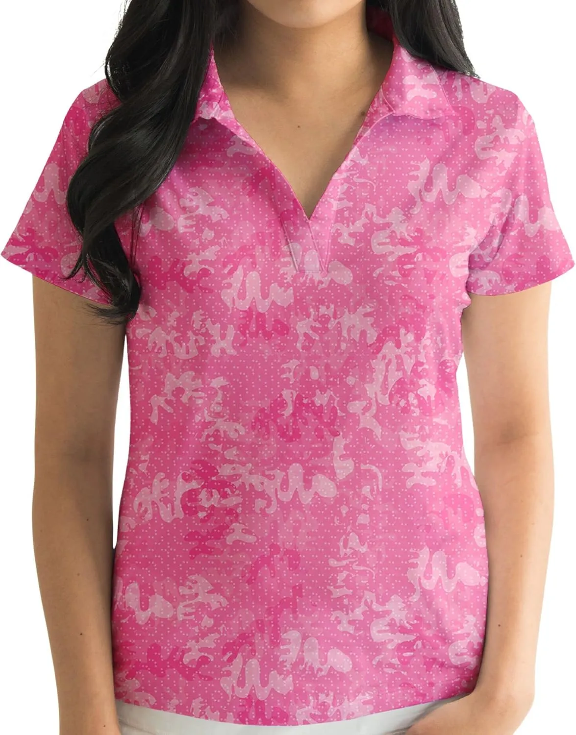 YATTA GOLF Premium Golf Polo Shirts for Women - Lightweight, Quick Dry, Wrinkle Resistant & Moisture Wicking Polo