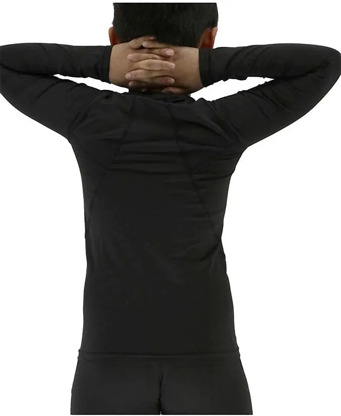 Youth Boys Football Compression Shirt & Pants Long Sleeve Athletic Shirts Sports Soccer Tights Kids Baselayer Set